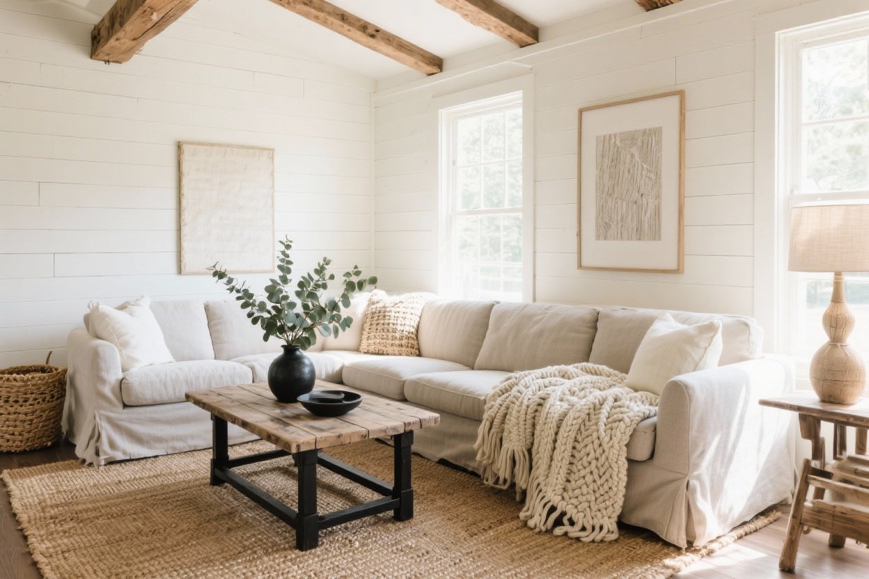 How to Style Neutral Colors in Farmhouse Design: 5 Looks You’ll Love