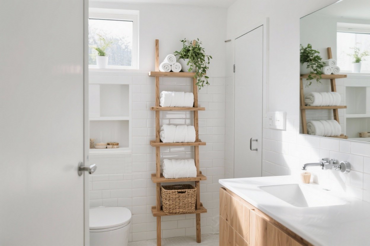 Vertical Storage Ideas for Small Bathrooms That Feel Stylish and Spacious