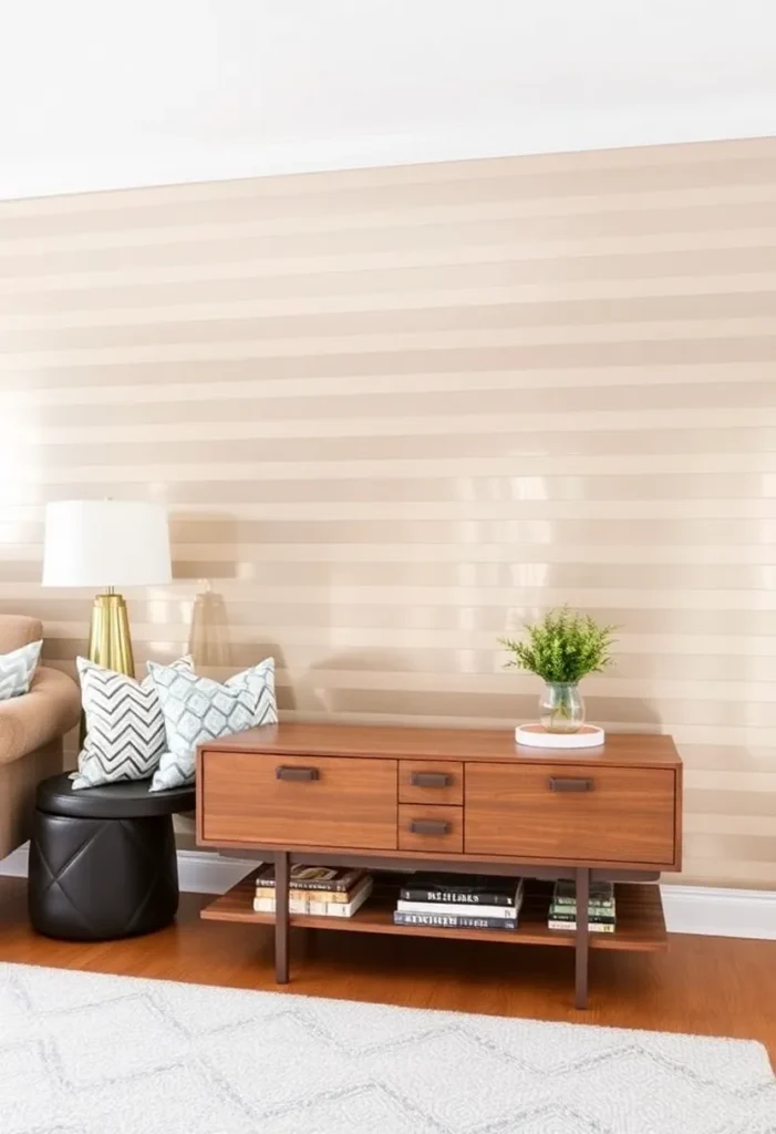 Metallic Accent Wall
