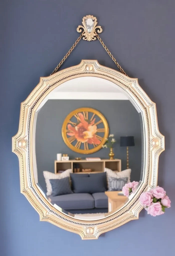 Statement Metallic Mirror

