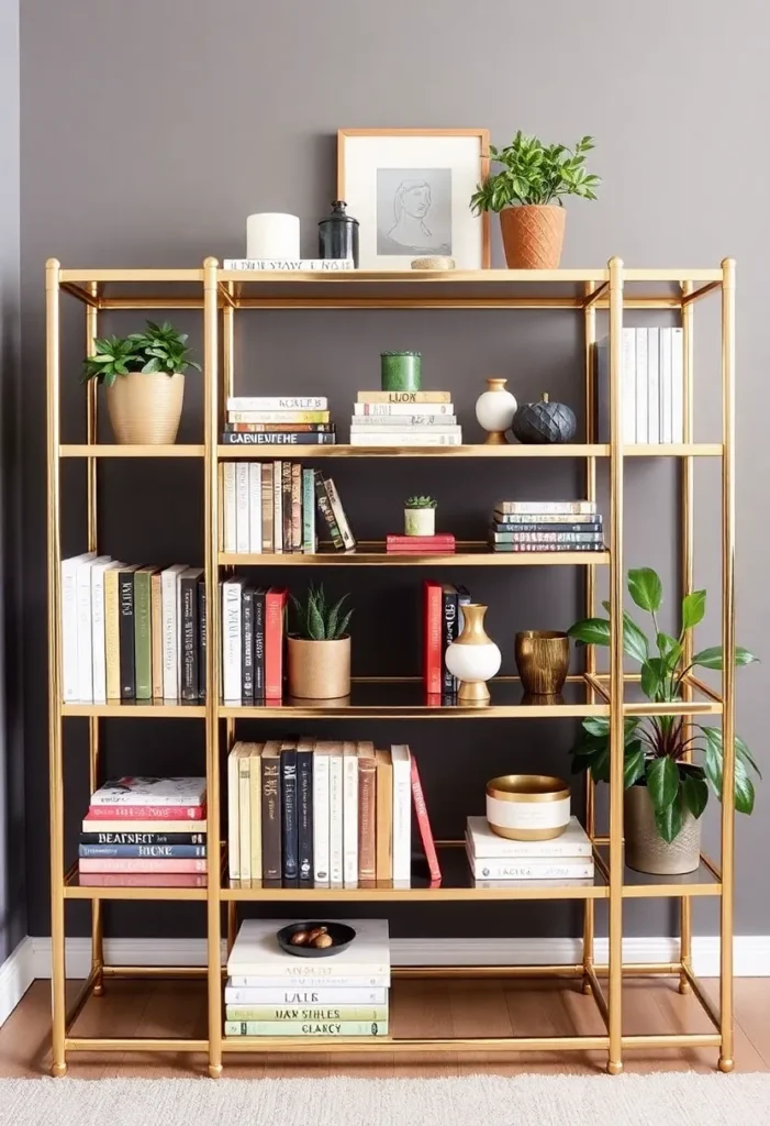 Metallic Shelving Units
