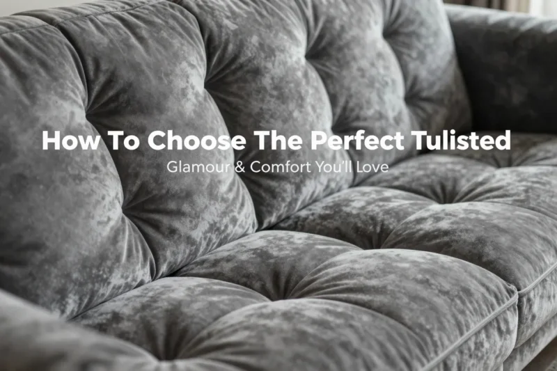 How To Choose The Perfect Tufted Velvet Sofa: Glamour & Comfort You’ll Love