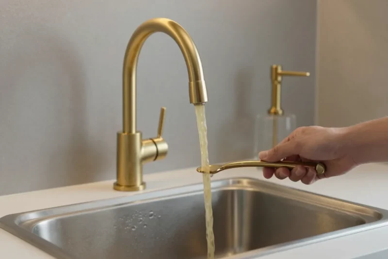 Mixing Metals: How to Pair Gold Faucets with Stainless Steel Appliances