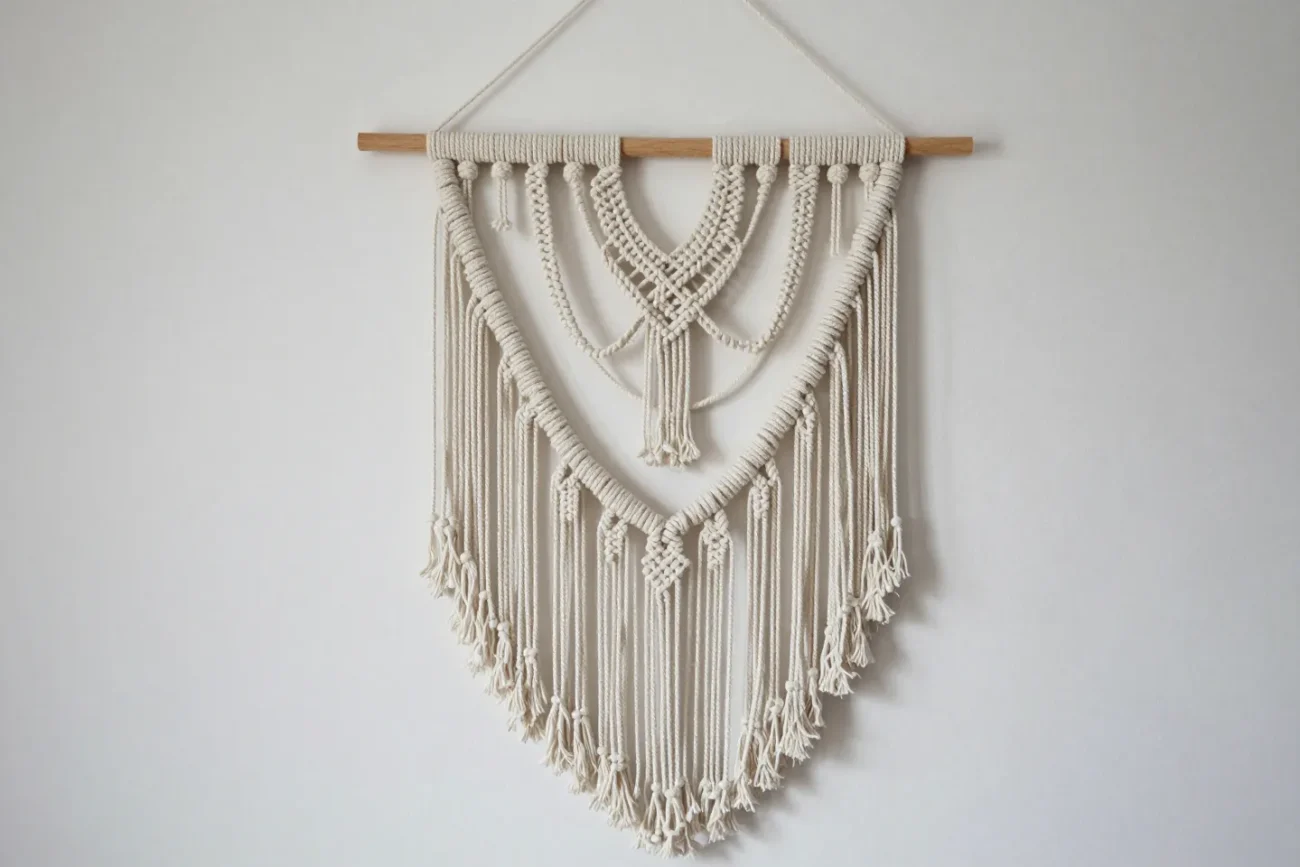 How to Make a Boho Macrame Wall Hanging