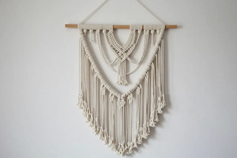 How to Make a Boho Macrame Wall Hanging