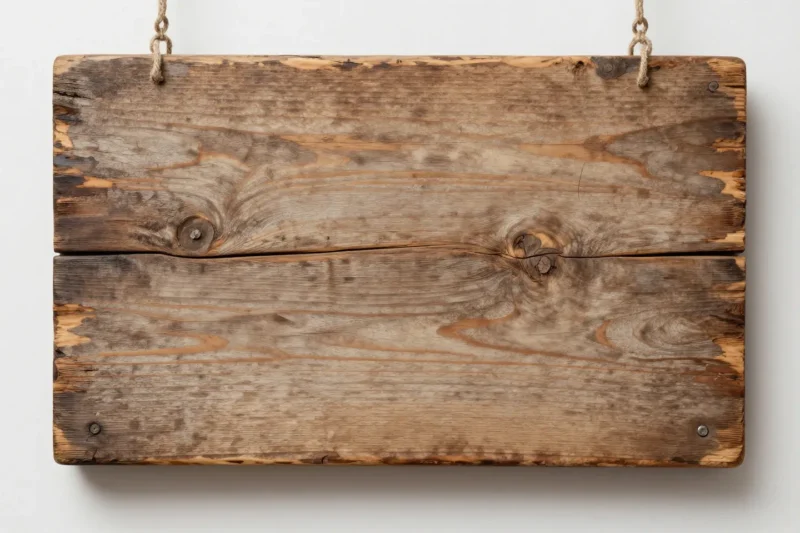 How to Make Your Own Rustic Wooden Signs